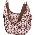 The Bumble Collection Chloe Convertible Diaper Bag in Pink Geo