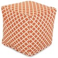 Bamboo Small Cube Ottoman