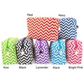 Chevron Spa and Makeup Bag