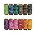 Hemptique Cotton Bakers Twine Mini Spool Bag Set 2 Ply 6/Pkg