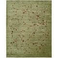 Chambord Cherry Blossom Green Rug (7'6 x 9'6)