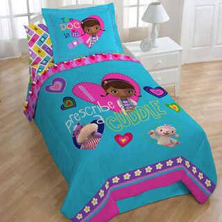 Doc McStuffins Caring Twin size 4-piece Bed in a Bag with Sheet Set