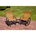 Country Garden Promo Tete-a-tete Glider Chairs (Set of 2)