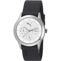 Puma Women's Stainless Steel Black Plastic Watch