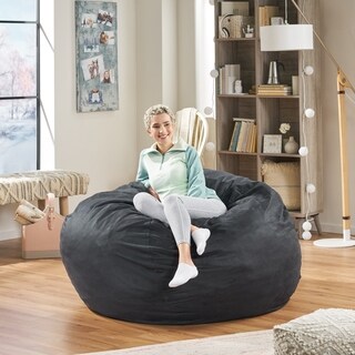 Christopher Knight Madison Faux Suede 5 Foot Bean Bag