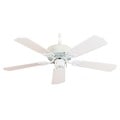 Aztec Lighting White Transitional 5-blade Ceiling Fan