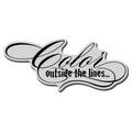 Stampendous Cling Rubber Stamp-Color Outside
