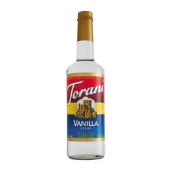 Torani PET Vanilla Syrup (Pack of 6)