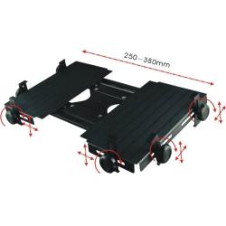 Cotytech AM-2T Ball Joint Head Dual-arm iPad Car Holder 