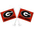 Georgia Bulldogs Car Flags (Set of 2)