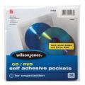 Wilson Jones Specialty 100-pc CD/DVD Self Adhesive Pockets