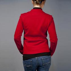 AtoZ Cotton Motorcycle Jacket Sweater