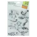 Autumn Leaves Clear Stamps, Swirls V:I by Rhonna Farrer