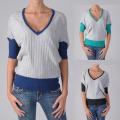 Journee Collection Junior's Dolman-sleeve V-neck Sweater