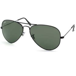 Ray-Ban RB3044 Black Small Aviator Sunglasses