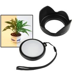Camera Lens Hood/ White Balance Filter for Canon SX30 IS Powershot