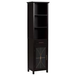 Veranda Bay Dark Espresso Linen Tower