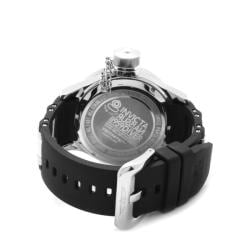 Invicta Men's 'Russian Diver' Black Dial Black Polyurethane Watch