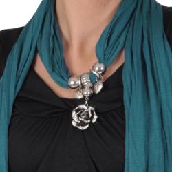 Journee Collection Women's Rose Charm Fashion Scarf