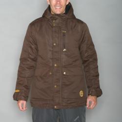 Pipeline Men's Solid Coffee Snowboard Jacket