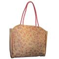 Ardour Floral Print Jute Tote Bag