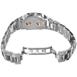 Philip Stein Women's 'Signature' Stainless Steel Dual Time Watch