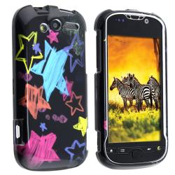 Black Chalkboard Star Protective Case for HTC T-mobile myTouch 4G