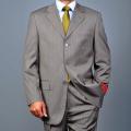 Mantoni Men's Light Brown Wool 3-button Suit