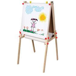 TreeHaus Adjustable Three-in-one Built-in Paper Roll Artist Easel
