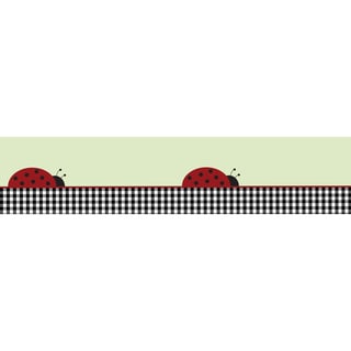 Sweet JoJo Designs Ladybug Parade Wall Border
