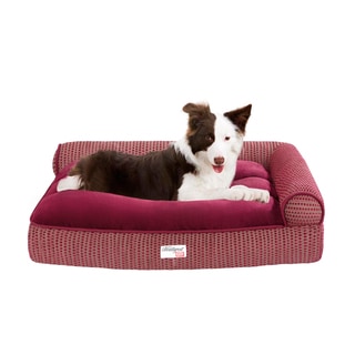 Simmons Beautyrest Right Angle Bolster Pet Bed