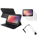 BasAcc Black Case/ Screen Protector/ Stylus for Google Nexus 10