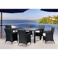 Outdoor Wicker 7-Piece Garden and Patio Dining Table Set