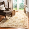 Handmade Oushak Ivory Wool Rug (11' x 15')