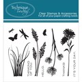 Technique Tuesday Clear Stamps 3"X4"-Wildflowers