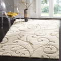 Ultimate Cream/ Beige Shag Rug (2'3 x 4')