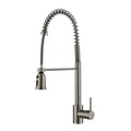 Ruvati Stainless Steel Commercial Style Pullout Spray Kitchen Faucet