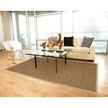 Tidewater Herringbone Seagrass Rug with Khaki Cotton Border (9' x 12')