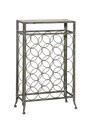 Driftwood Metal/ Wood 20-bottle Wine Rack