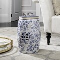 Safavieh Paradise Swallows White Ceramic Garden Stool
