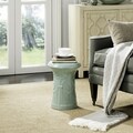 Safavieh Paradise Zoe Light Blue Ceramic Garden Stool