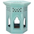 Safavieh Paradise Garden Light Blue Ceramic Garden Stool