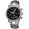 Akribos XXIV Men's Stainless Steel Crystal Chronograph Watch