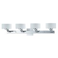 Solstice 4-light Chrome Bath and Vanity Light Fixture