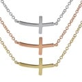 Tressa Collection Sterling Silver Cross Necklace