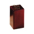 Rolodex Mahogany Wood Tones Paper Clip Holder