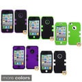 MYBAT Black/ Green TUFF Hybrid Case for Apple iPhone 4/ 4S