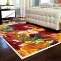 Skye Monet Flame Rug (7'7 x 10'5)