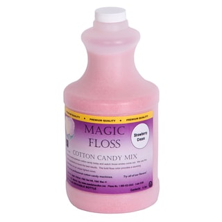 Paragon Strawberry Cream Magic Floss Cotton Candy Mix 4-Pound Bottle