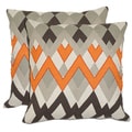 Villa ZigZag Linen Throw Pillows (Set of 2)